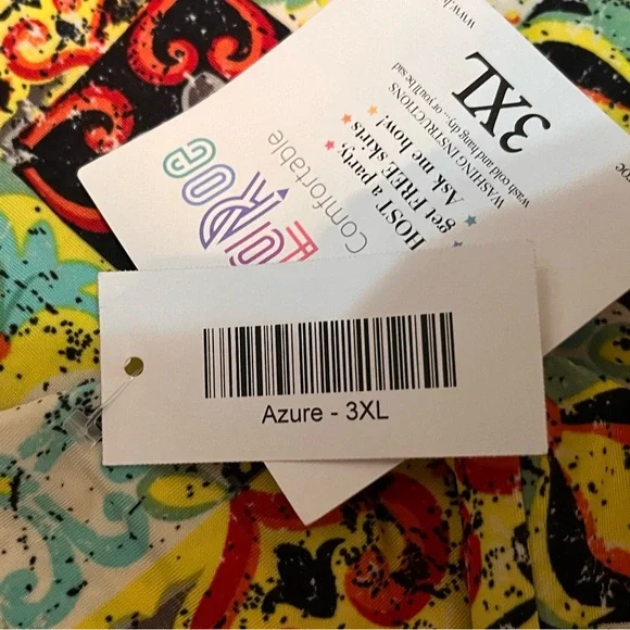 NWT knee length skirt 3XL mosaic print - Picture 3 of 3